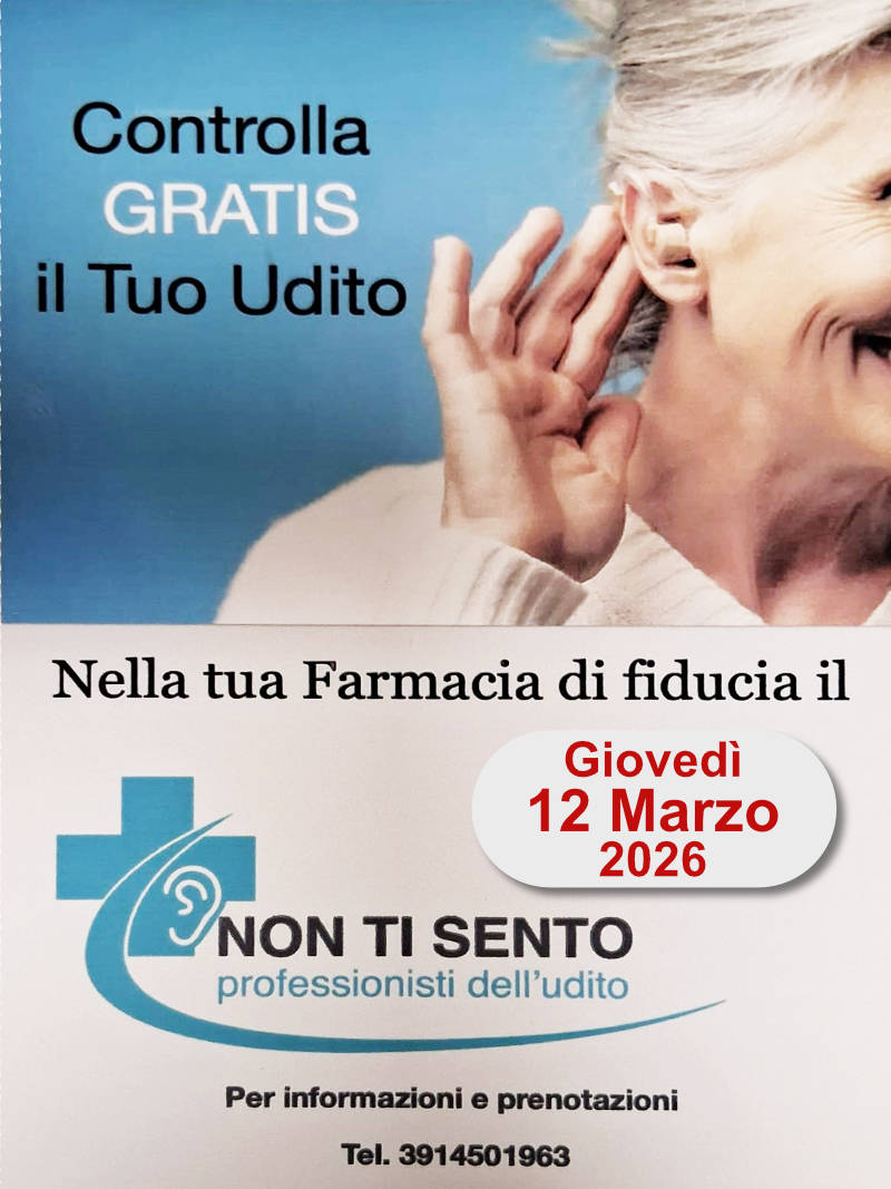 TEST UDITO non ti sento 12 3 26